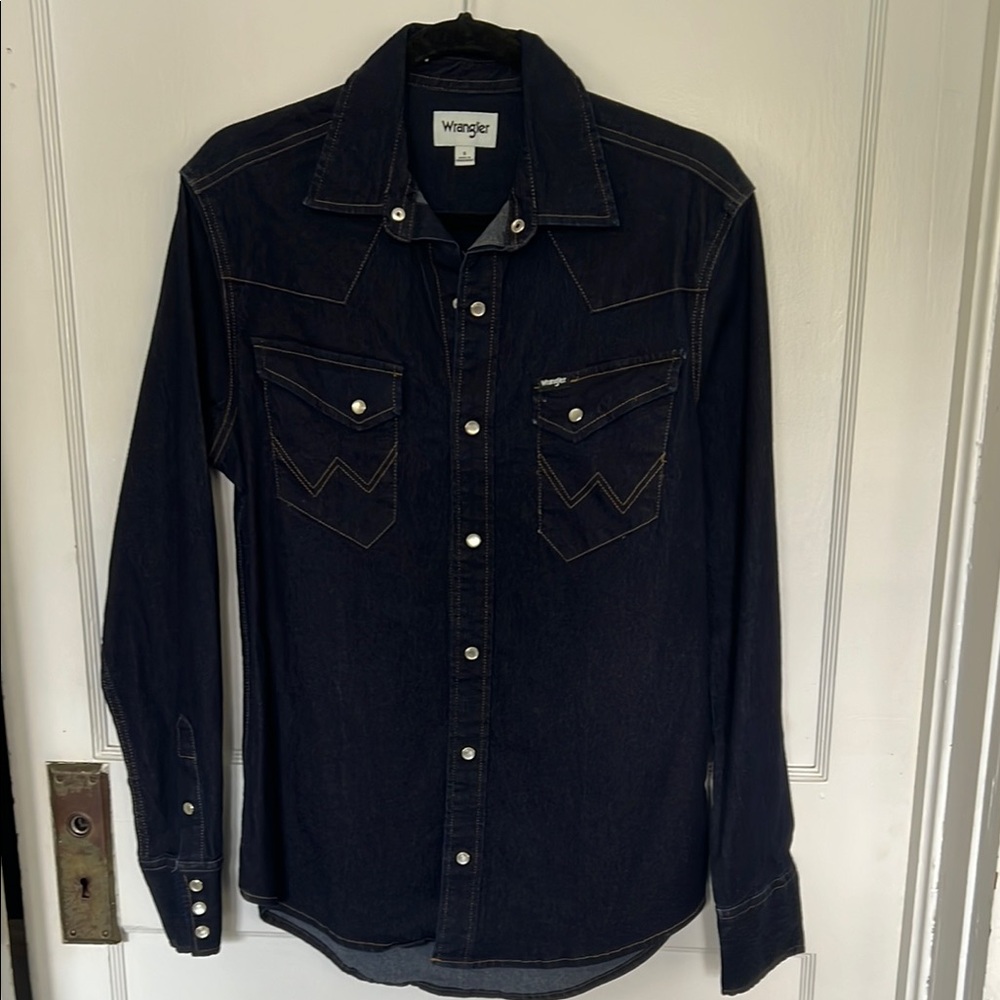 Wrangler Dark Denim Shirt